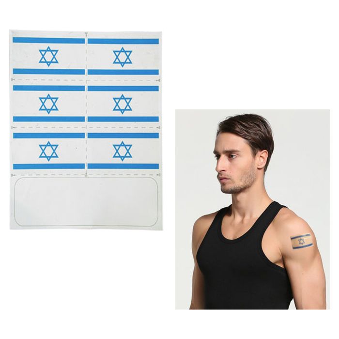 6 קעקועי דגל ישראל – דגל